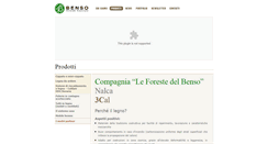 Desktop Screenshot of bensoforeste.it